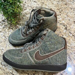 Nike Tweed Multicolor High-Top VTG Vandal Sneakers 7.5